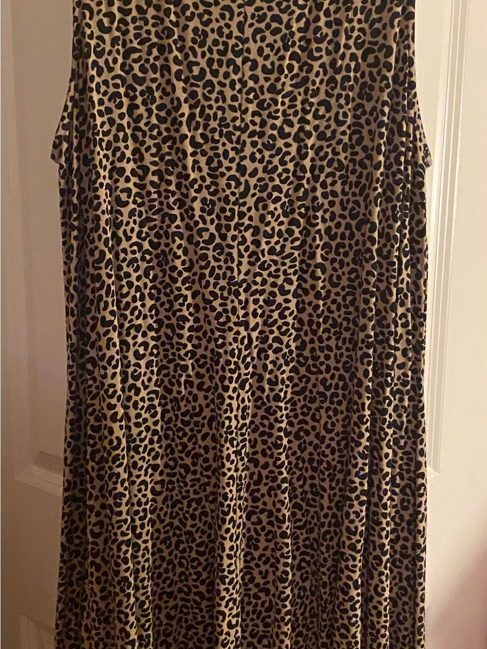 Old Navy Leopard Print Maxi Dress - Tan and Black